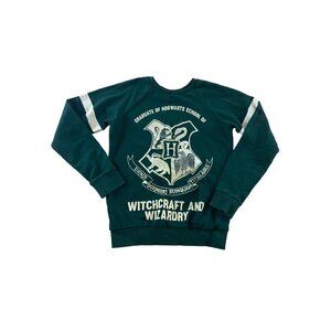 Harry Potter Hogwarts Witchcraft And Wizardry Green Sweater - 2